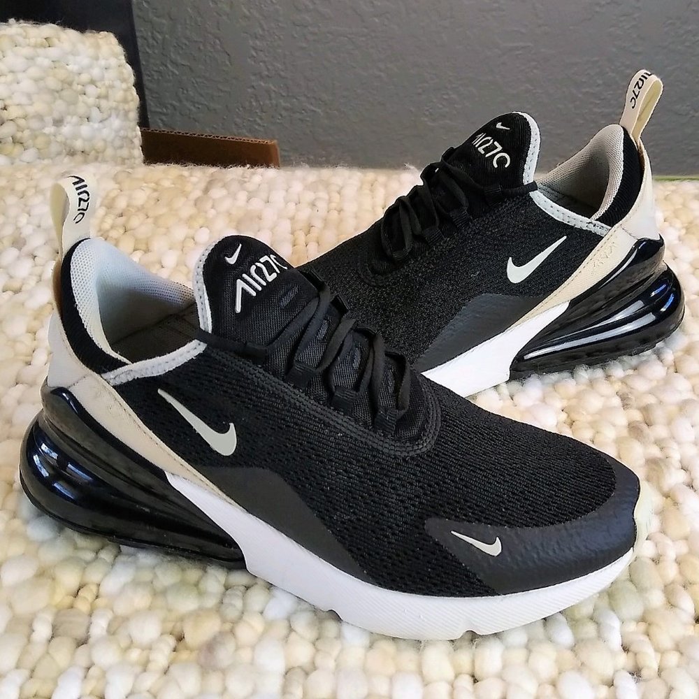 Nike Air Max 270 Black Beige Sz 7.5 EUC!